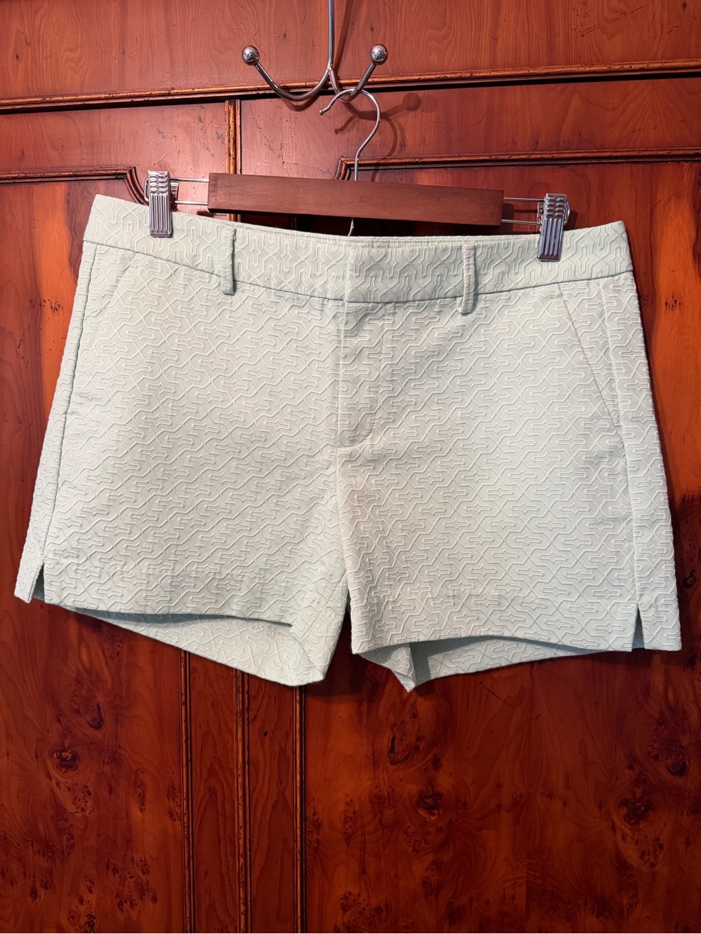 Banana Republic Mint Textured Bermuda Shorts